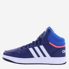 Підліткові кеди для хлопчика adidas Hoops 3.0 Mid K GW0400 38.5 Сині (4065418343923) - зображення 3