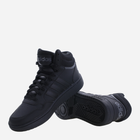 Підліткові кеди для хлопчика adidas hoops 3.0 Mid K HR0228 36 Чорні (4065415596445) - зображення 4