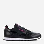 Дитячі кросівки для дівчинки Reebok CL Leather GirL SQU CM9136 34.5 Чорні (4058028020247)