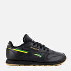 Buty sportowe młodzieżowe dla dziewczynki Reebok Classic Leather EH1285 36 Czarne (4062053072393)