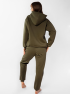 Komplet dresowy damski (bluza z kapturem + spodnie) DKaren Randi S Khaki (5903251482746) - obraz 2