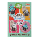Папка для праці Buromax LOVELY DOG, картонна, на гумках А4+ (315*215*30 мм), KIDS Line