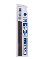 Стрижні Buromax для механічного олівця HB 0.7 мм 12 шт. (BM.8698)