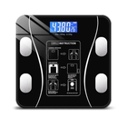 Смарт-весы Smart Scale напольные фитнес весы 25x25 см Черный 180 кг