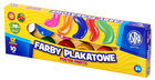 Farby plakatowe Astra 12 kolorów 10 ml (5900263020539)