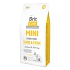 Сухий корм для дорослих собак мініатюрних порід Brit Care Mini Grain Free Hair&Skin