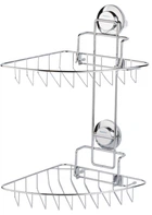 Полка в ванную Aquatica s38 212х252х373 мм на вакуумных присосках (9783832)