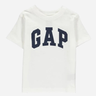 Дитяча футболка для хлопчика GAP 424016-04 140-146 см Біла (1200112171684)