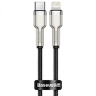 Дата кабель Baseus Cafule Series Metal Type-C to Lightning PD 20W (0.25m) (CATLJK-0) Black
