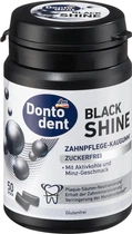Жувальна гумка Dontodent Black Shine 50шт