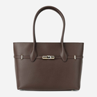 Torebka shopper damska ze skóry naturalnej Furla WB01497BX31042460S1007 Ciemnobrązowa (8050597546247)