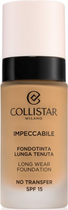 Тональний крем Collistar Impeccabile стійкий SPF 15 4 G Gold Sand 30 мл (8015150132114)