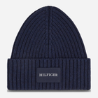 Czapka beany męska Tommy Hilfiger AM0AM12752 One Size Granatowa (8720637866146)