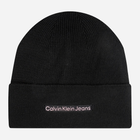 Czapka beany damska Calvin Klein K60K612651 One Size Czarna (8720639564965)