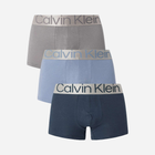 Zestaw majtek boxer męski Calvin Klein 000NB3130A S 3 szt Wielobarwny (8720639722266)