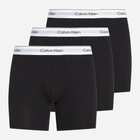 Zestaw majtek boxer męski Calvin Klein 000NB3964A S 3 szt Czarny (8720639725601)