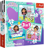 Puzzle Trefl Gabby's Dollhouse Koci domek Gabi 3 w 1 106 elementów (5900511348712)