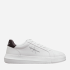 Sneakersy męskie do kostki Calvin Klein YM0YM00681-02W 43 Białe (8720639486267)