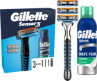 Набір для гоління Gillette Бритва Sensor3 + 3 змінні леза + Піна для гоління 200 мл (8700216075251)