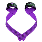 Лямки ремешки Power Play PS-3420 для становой тяги пара длина 68см ширина 4см purple