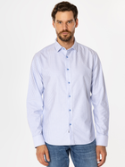 Koszula męska bawełniana Lee Cooper Liam Oxford 2XL Niebieska (5905991709152)