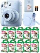 Instax Mini 12 Pastel Blue / Подарунковий набір Блакитний / Камера + 100 фото + Чохол + Альбом 64 фото / Deluxe Edition