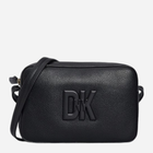 Сумка кросс-боді через плече жіноча з натуральної шкіри DKNY Seventh Avenue Sm Camera Bag R33EKY31 Чорна (755404426313)