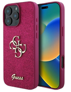 Панель Guess Glitter Script Big 4G для Apple iPhone 16 Pro Purple (GUHCP16LHG4SGU)