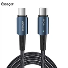 Зарядний кабель ESSAGER Sunset PD60W Type-C/Type C 2 метра