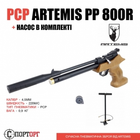 Пістолет Artemis PP800R + насос