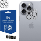 Захисне скло 3MK Lens Pro Full Cover для камеры Apple iPhone 16 Pro/16 Pro Max (5903108588492)