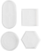 Zestaw foremek silikonowych Creative Toys Silicone Mould Oval, round, square, hexagonal (37120) (5712854704984)