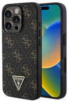 Панель Guess Hardcase New 4G Triangle для Apple iPhone 16 Pro Black (GUHCP16LPG4GPK)