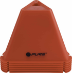 Набір трикутних конусів Pure2Improve Triangle Cones Set 6 шт. Red (8719407071996)