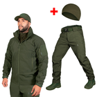 Форма Camotec SoftShell + подарунок шапка олива розмір M