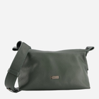 Torebka crossbody damska ze skóry naturalnej VENEZIA D001LEGRTOR267 Zielona (5906140577318)