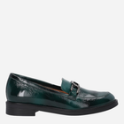 Loafersy damskie lakierowane VENEZIA E011PAGROBM061 39 25 cm Zielone (5906140555958)