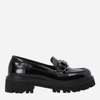 Loafersy damskie lakierowane VENEZIA E014PABLOBM029 38 24.5 cm Czarne (5906140528280)