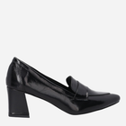 Loafersy damskie lakierowane VENEZIA A012PABLOBM028 38 24.5 cm Czarne (5906140520116)