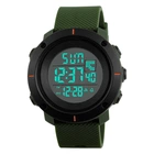 Наручные мужские часы Skmei 1213AG с подсветкой 5 АТМ Army Green/Black (7_01138)