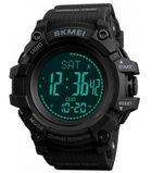 Наручные мужские часы Skmei 1356BK с подсветкой 5 АТМ Black (7_01116)