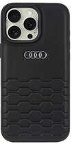 Панель Audi Synthetic Leather для Apple iPhone 16 Pro Max Black (6955250228442)