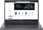 Ноутбук Acer Extensa 15 EX215-55-324X (NX.EGYEU.02Z) Steel Gray / 15.6" IPS / Intel Core i3-1215U / RAM 12 ГБ / SSD 512 ГБ
