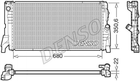 Радіатор охолодження двигуна DENSO DRM05118