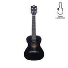 Електроакустичне укулеле Alfabeto U23 EQ (Чорний) + чохол
