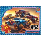 Пазл дитячий "Монстер траки" G-Toys MT182, 35 елементів