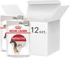 Opakowanie  mokrej karmy dla dorosłych kotów Royal Canin Instinctive in Gravy 12 x 85 g (9003579308738)