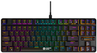 Клавіатура дротова Canyon Cometstrike GK-50 RGB TKL USB Black (CND-SKB50-US)