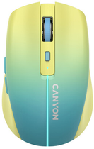 Mysz Canyon MW-44 LED Wireless/Bluetooth Yellow-Blue (CNS-CMSW44UA)