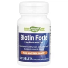 Витамины Nature's Way Биотин-форте с цинком 3 мг Biotin Forte with Zinc 60 таблеток